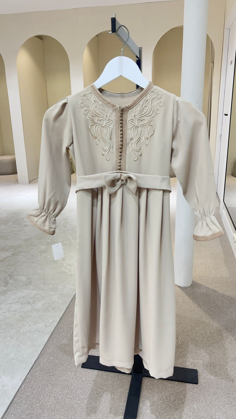 Kinderjurkje beige
