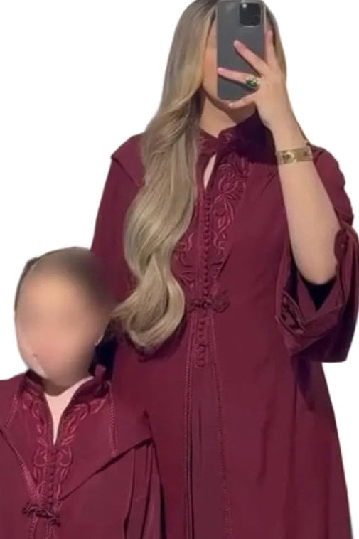 Jelleba Farah - Burgundy
